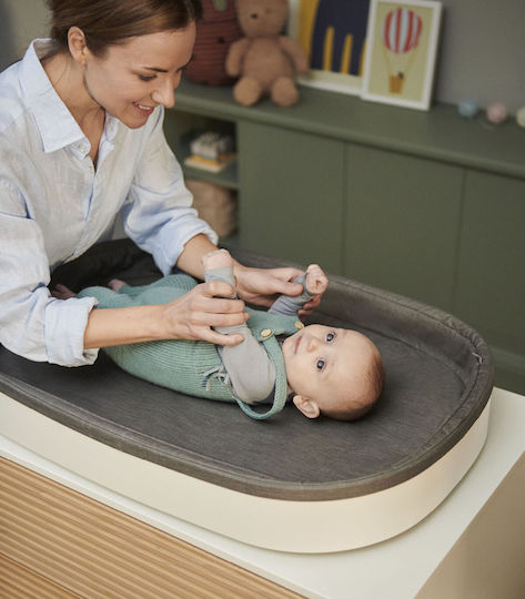 Stokke Σκληρή Αλλαξιέρα Sleepi από Ύφασμα Γκρι 54x80cm