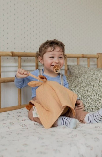 Bibs Șervețel Pentru Bebeluş Cuddle Cloth Kangaroo Blush Woodhuck