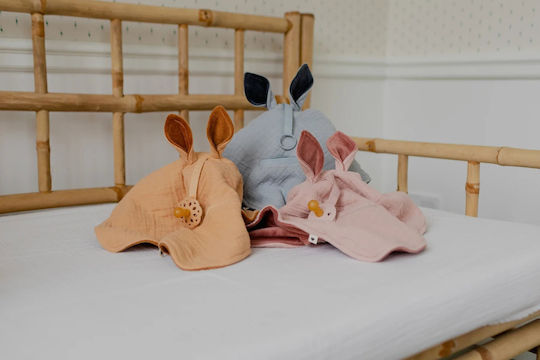 Bibs Șervețel Pentru Bebeluş Cuddle Cloth Kangaroo Blush Woodhuck