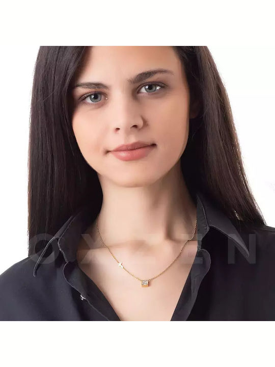 Oxzen от Позлатено Стомана с Циркон