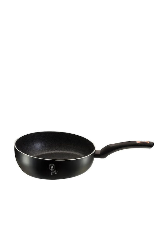 Berlinger Haus Black Rose Collection Wok made of Aluminum with Stone Coating 26cm