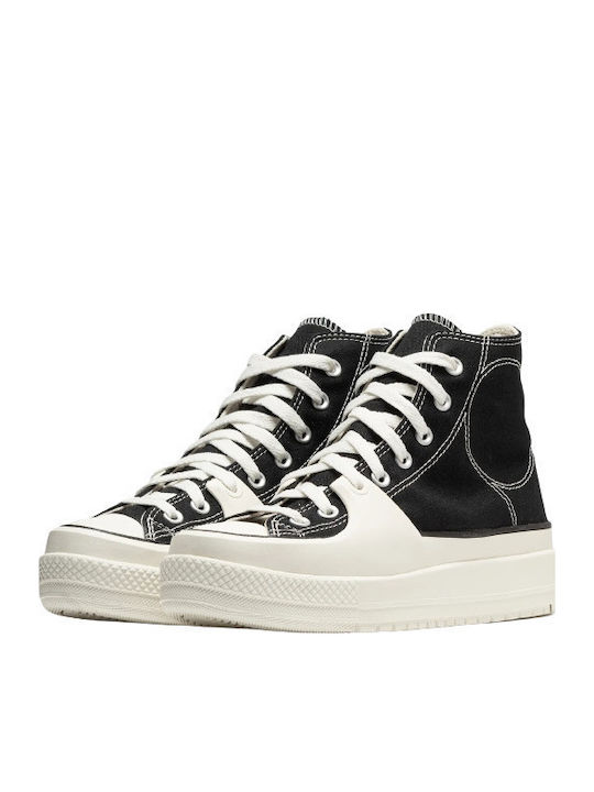 Chuck Taylor All Star Construct Μποτάκια Μαύρα