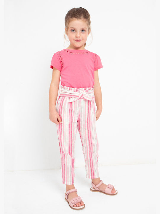 Mayoral Kids Blouse Short Sleeve Fuchsia