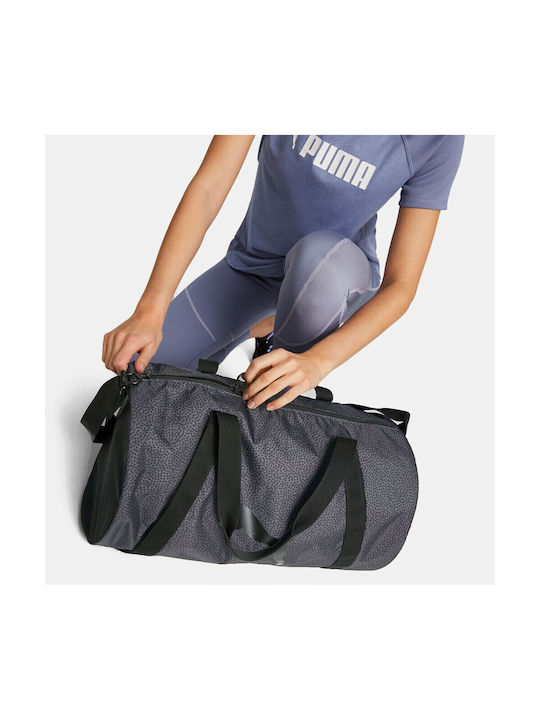 PUMA Barrel Bag Γυναικεία Τσάντα Ώμου για Γυμναστήριο Γκρι