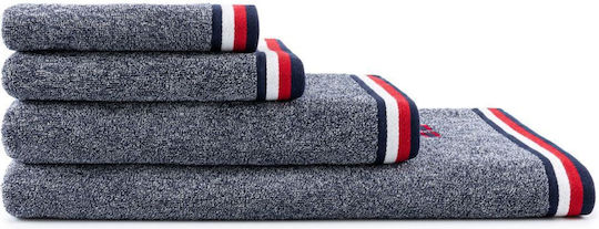 Tommy Hilfiger Facecloth Teddy 50x100cm Navy Weight 540gr/m²