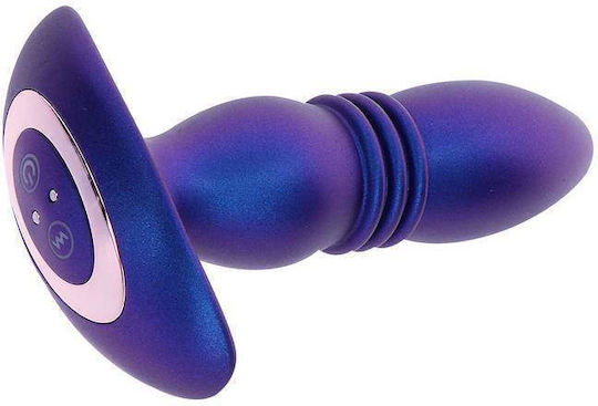 ToyJoy The Tough Πρωκτική Σφήνα με Δυνατότητα Ασύρματης Λειτουργίας και Δόνηση Μπλε