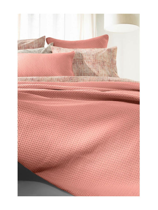 Guy Laroche Riva Κουβερλί Υπέρδιπλο από Πολυεστέρα Coral 240x250cm