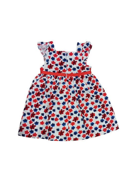 Trax Kids Dress Set with Accessories Floral Sleeveless Multicolour