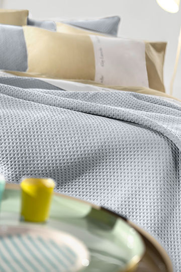 Guy Laroche Riva Σετ Κουβερλί Μονό Microfiber Silver 160x240cm 2τμχ