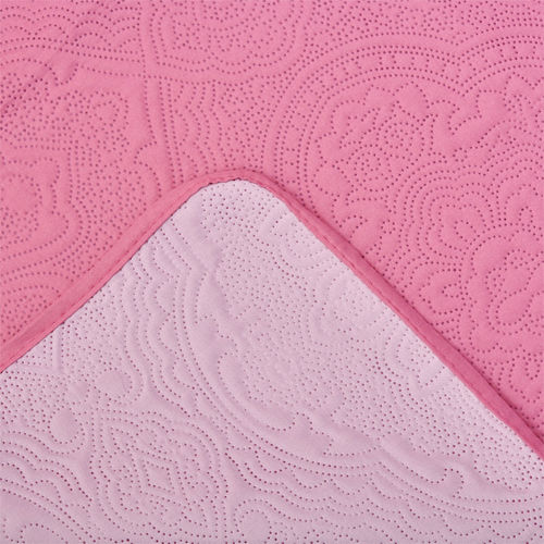 Palamaiki Linden Σετ Κουβερλί Υπέρδιπλο Microfiber Pink/Lilac 220x240cm 3τμχ