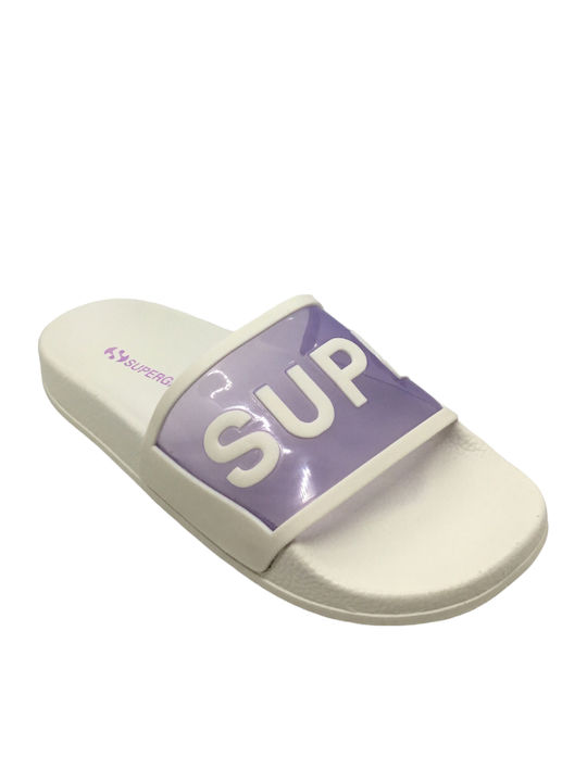 1908 Clear Identity Women's Slides White