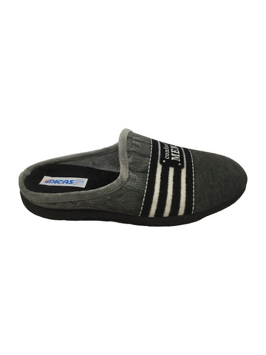 Dicas Men's Slipper Gray