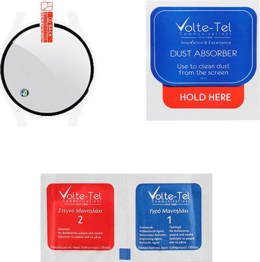 Volte-Tel Tempered Glass Full Face Tempered Glass for the Galaxy Watch 5 44mm 1pcs 8325731