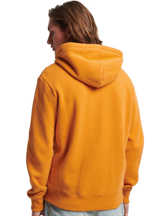 Superdry Vintage Logo Bright Orange Marl with Hood