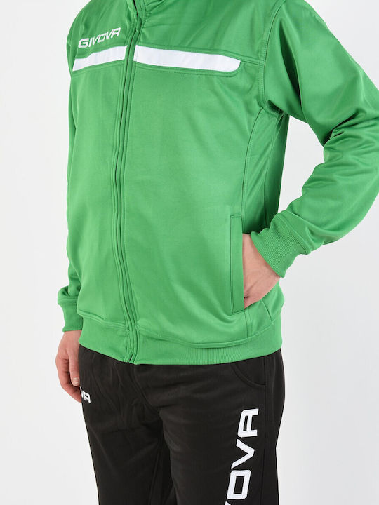 One Σετ Φόρμας Γυαλιστερό με Λάστιχο Green / Black