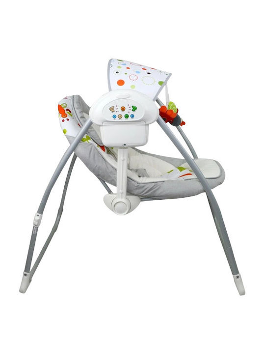 FreeOn Electric Baby Relax Swing Swing Relax with Music Gray for Child up to 9kg