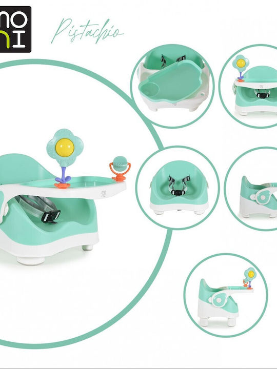 Moni Plastic Booster Seat for Chair Pistachio Mint