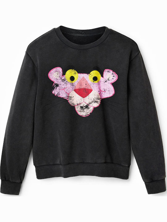 Pink Panther Women's Sweatshirt Gray