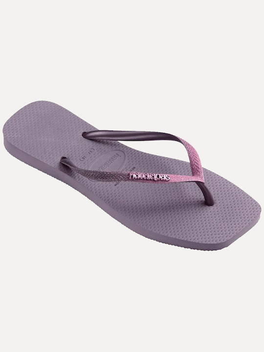 Havaianas Hav Square Glitter Papuci de plajă Plum