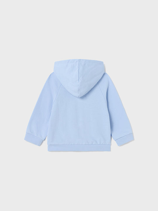 Mayoral Kids Sweatshirt with Hood Light Blue