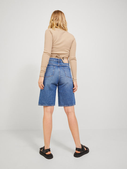 Jack & Jones Damen Crop Top Langarm mit V-Ausschnitt Brown / Incense