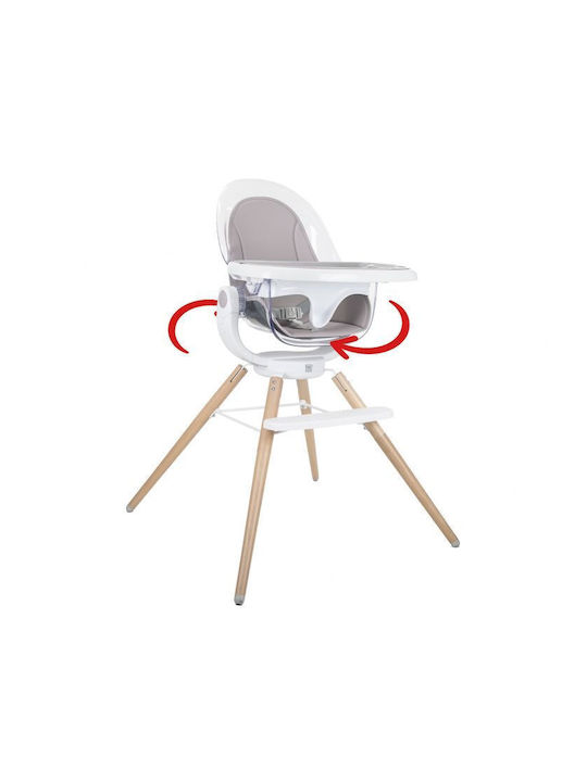Asalvo Adria Baby Hochstuhl Grau