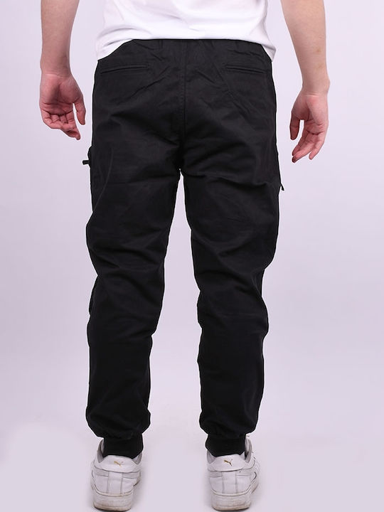 Tony Backer Men's Trousers Cargo Black