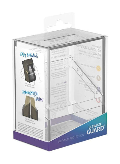 Ultimate Guard Game Accessory Boulder Deck Case Standard 60+ Clear