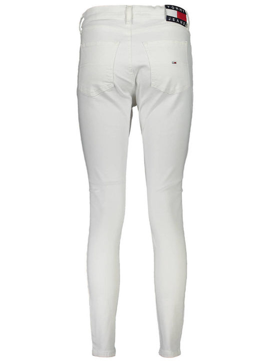 Tommy Hilfiger High Waist Women's Jean Trousers White