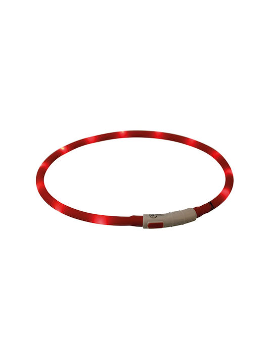 Trixie Shiny Silicone Guler pentru câini din USB 10mm x 70cm
