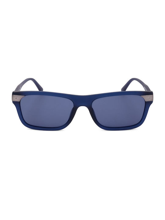 Calvin Klein Men's Sunglasses with Navy Blue Acetate Frame and Blue Lenses CKJ20504S 400