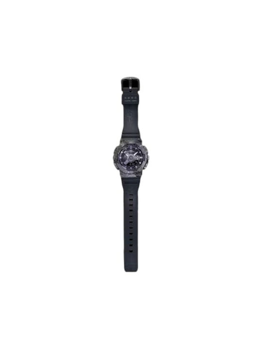 Casio Digital/Analog Uhr mit Schwarz Kautschukarmband