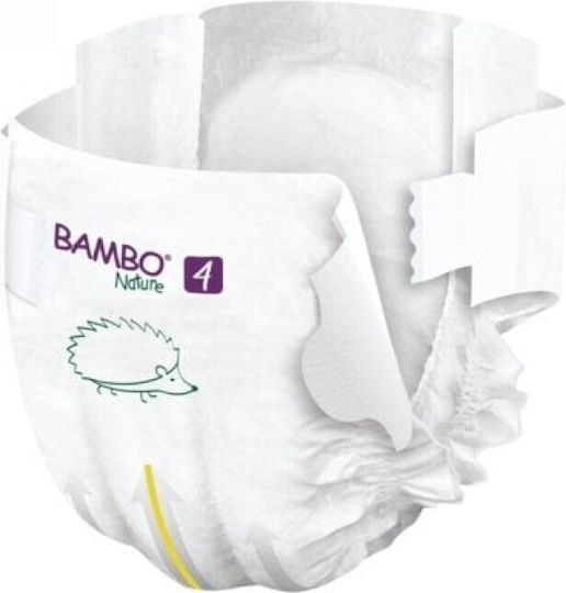 Bambo Nature Πάνες με Αυτοκόλλητο Eco Friendly No. 4 για 7-14kg 24τμχ