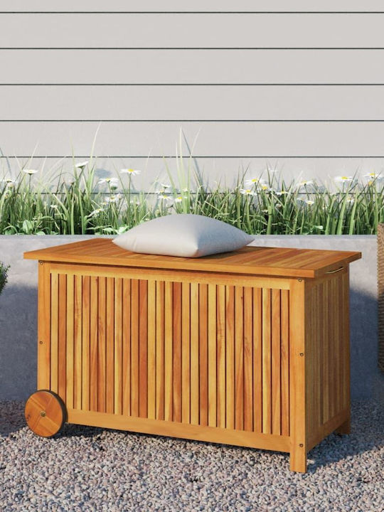 vidaXL Outdoor Storage Box Brown L90xW50xH58cm vidaXL Outdoor Storage Box Brown L90xW50xH58cm