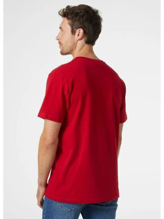 Helly Hansen Herren T-Shirt Kurzarm Rot