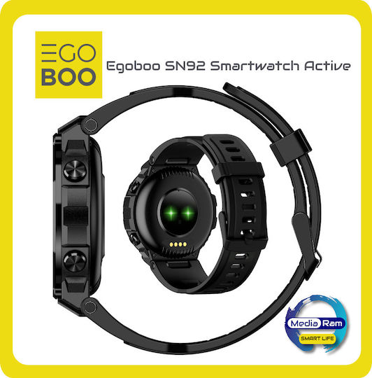 Egoboo SN92 Smartwatch (Negru)