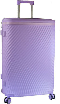 Forecast LSDQ-04 Travel Suitcases Hard Purple Maximum Height 75cm with 4 Wheels Set of 3pcs