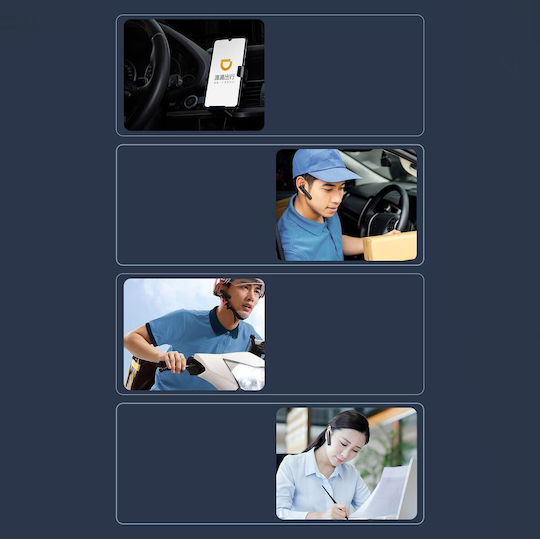 Joyroom JR-B01 Earbud Bluetooth Handsfree Ακουστικό Λευκό