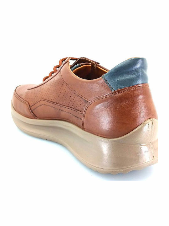 Leder Herren Freizeitschuhe Tabac Braun