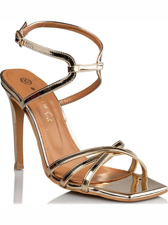 Leather Sandals Gold