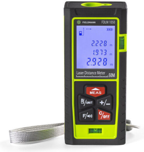 Fieldmann Μέτρο Laser FDLM 1050 με Δυνατότητα Μέτρησης 50m