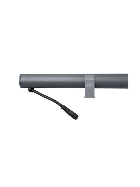 GloboStar Panda Außenstehlampe LED Wall Washer 18W mit Natürliches Weiß Licht IP67 Grau