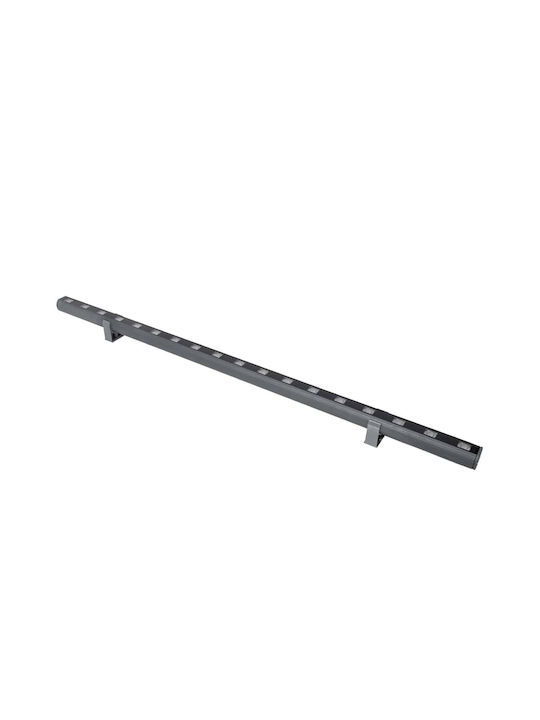 GloboStar Panda Außenstehlampe LED Wall Washer 18W mit Natürliches Weiß Licht IP67 Grau
