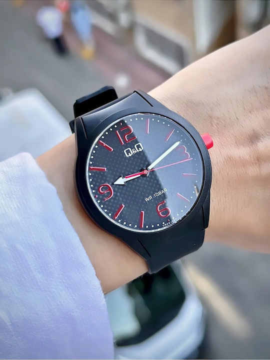 Q&Q Watch with Battery Mechanism