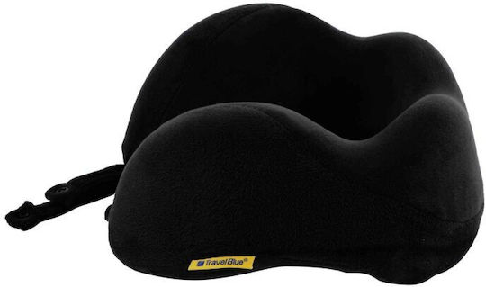 Travel Blue Μαξιλαράκι Ταξιδίου Μαξιλαράκι Memory Foam Μαύρο