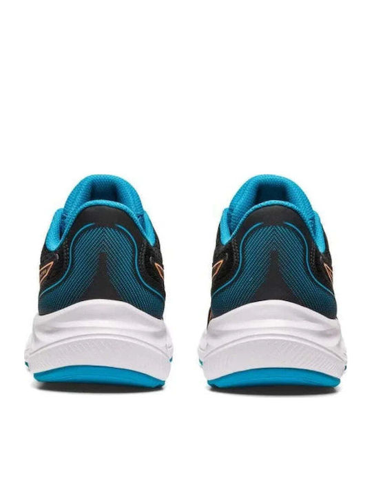 Gel Excite 9 GS Αθλητικά Παιδικά Παπούτσια Running με Κορδόνια Black / Sun Peach