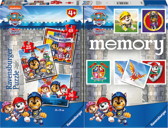 Επιτραπέζιο Παιχνίδι Memory Paw Patrol 4+ Ετών (EN) Ravensburger