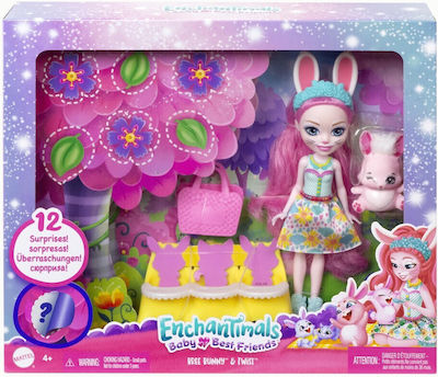 Mattel Miniature Toy Baby BFFS Enchantimals for 4+ Years (Various Designs/Assortments of Designs) 1pc