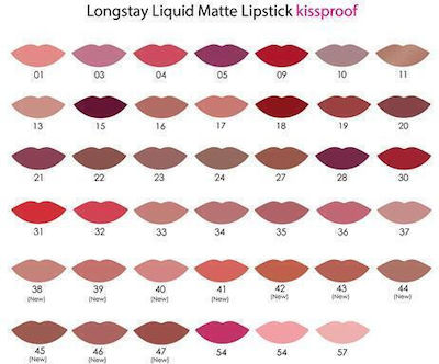 Golden Rose Longstay Liquid Matte Kissproof 46 5.5gr