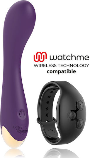 WatchMe Treasure Hansel Mini G-Punkt-Vibrator mit Fernbedienung G-Punkt Vibrator 17,5cm Lila